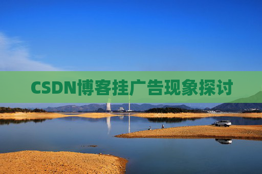 CSDN博客挂广告现象探讨